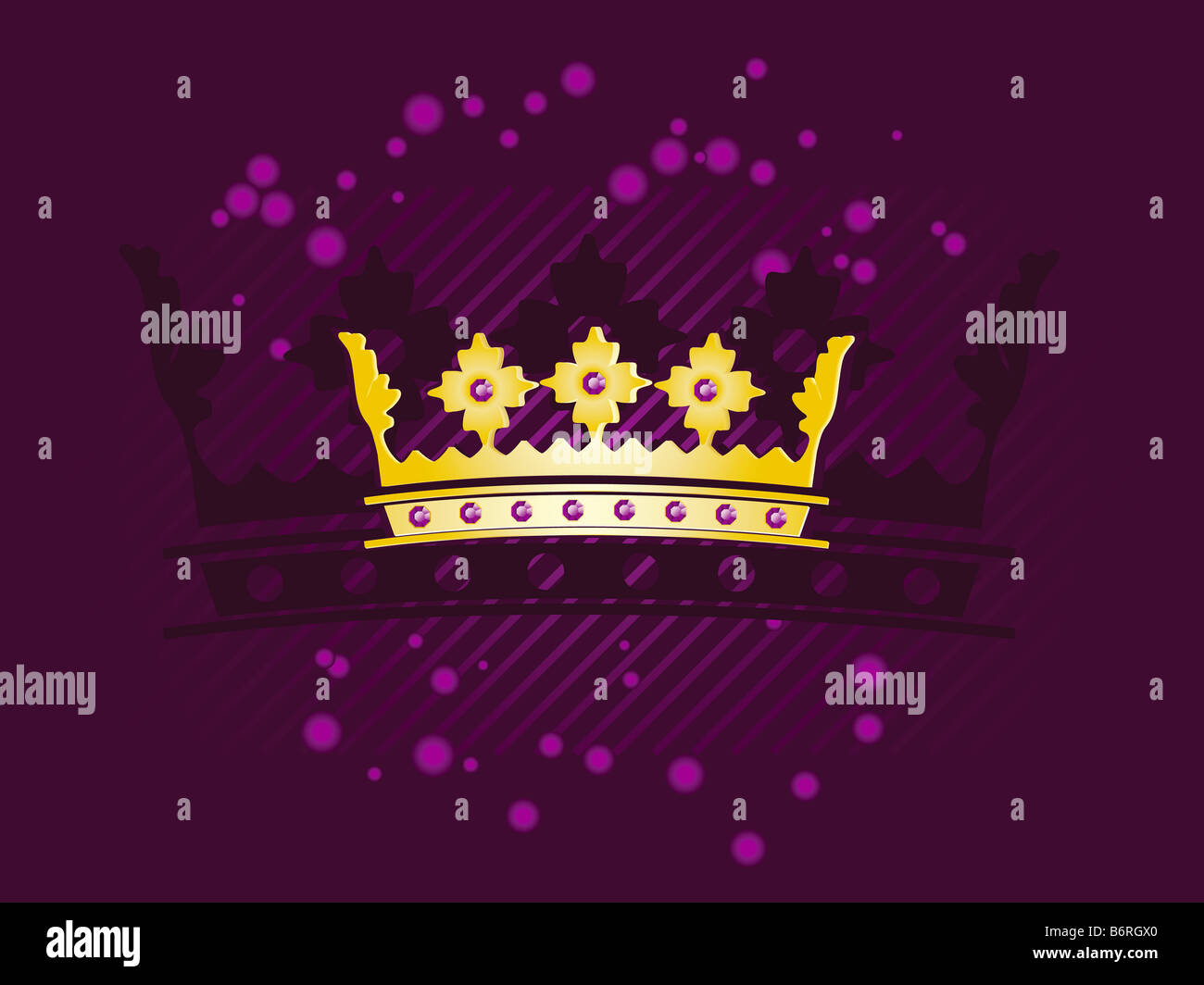 Abstract crown background Stock Photo - Alamy