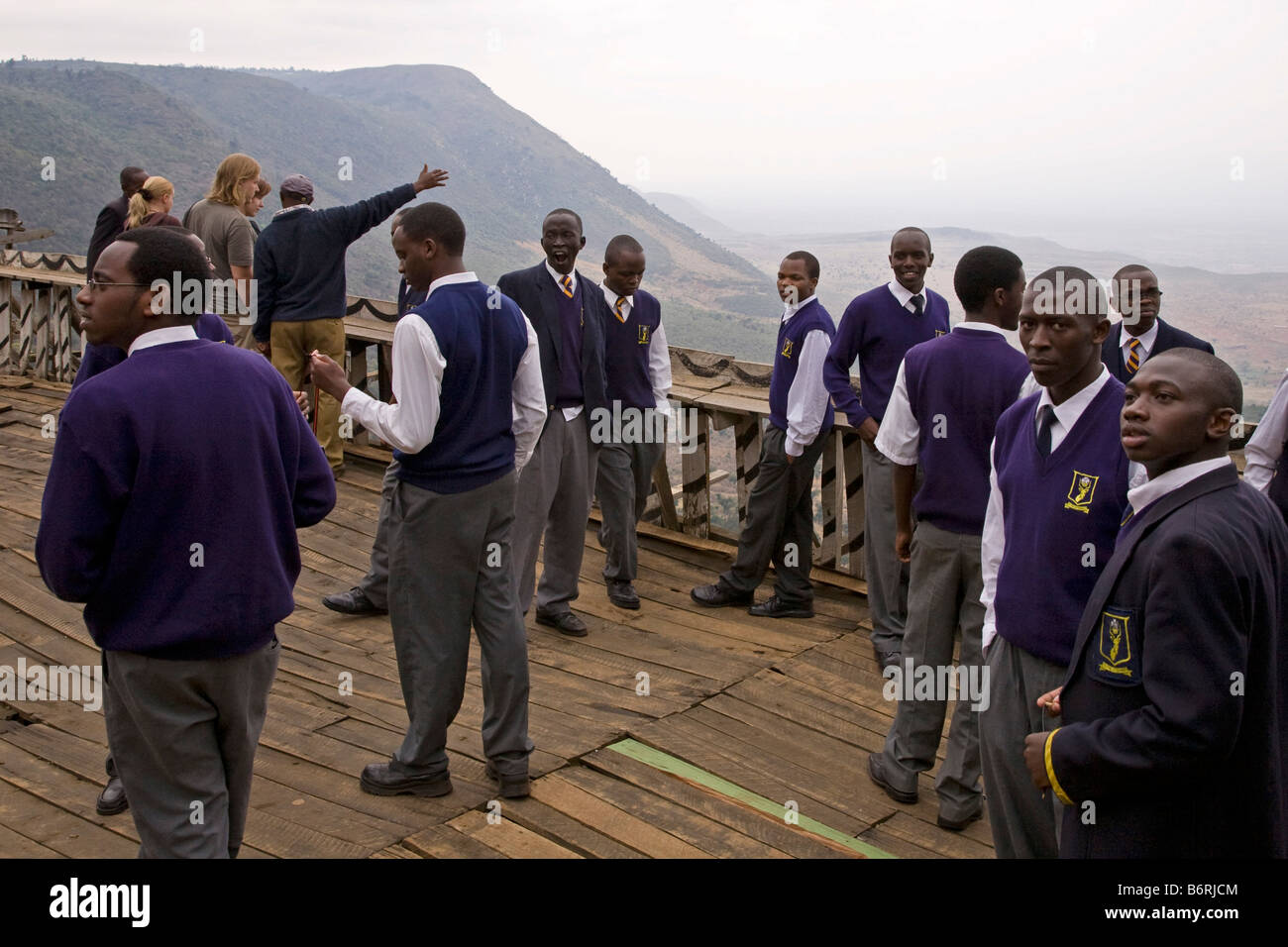 School trip Nairobi Kenya Africa Stock Photo Alamy