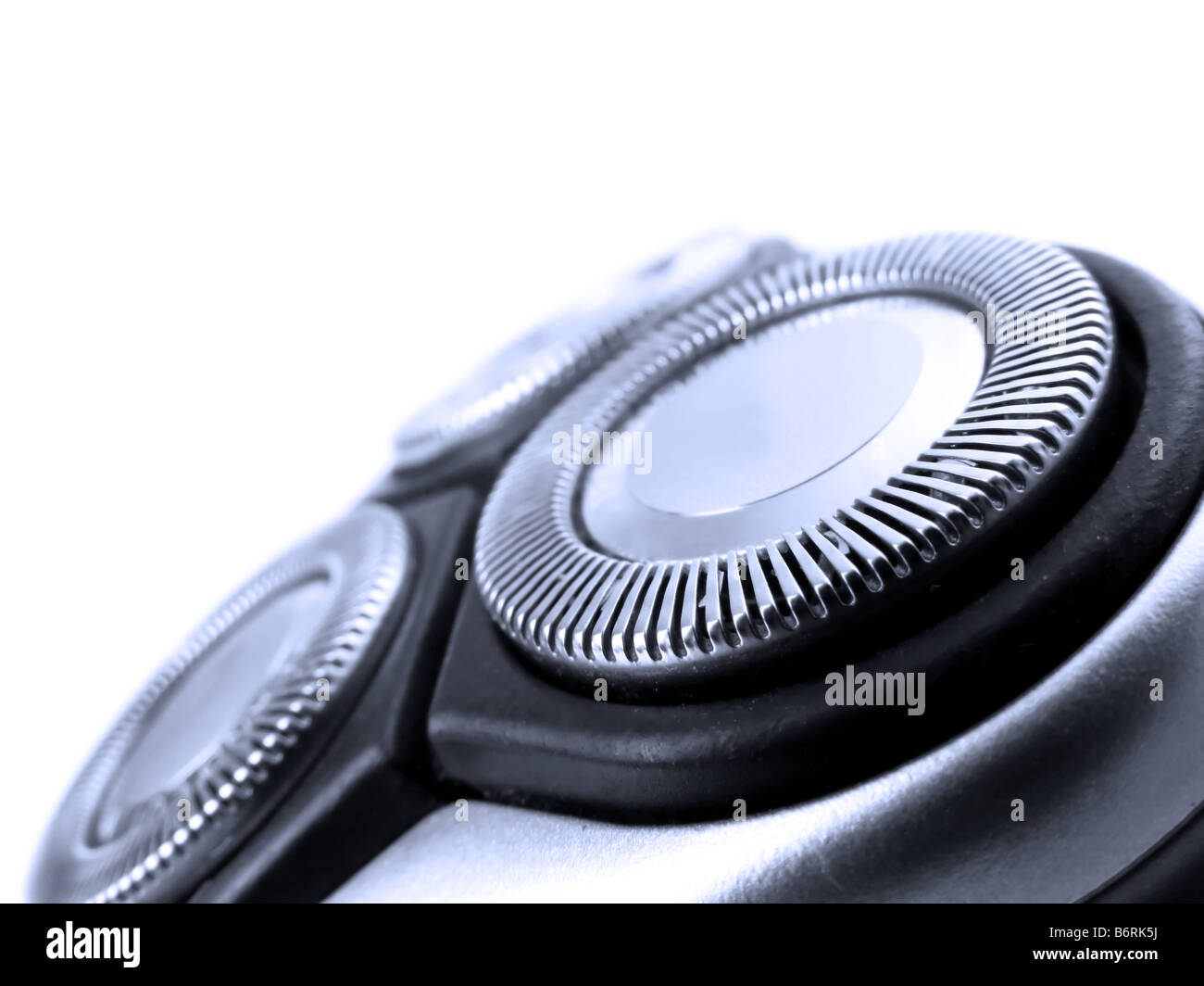 Close up of the head of a modern electric razor Stock Photo - Alamy