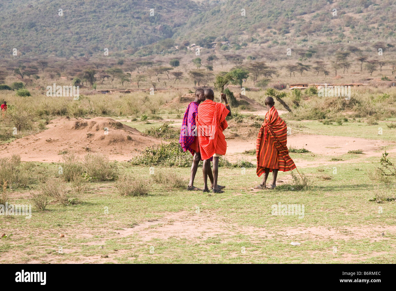 Masai Mara Game Park Kenya Africa Stock Photo Alamy
