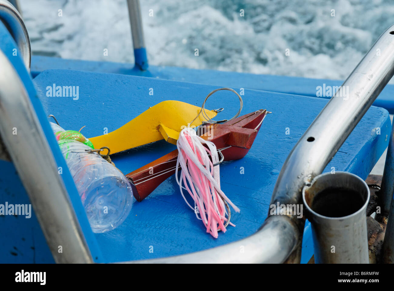 Fish tackles Fishing for tuna in Indian Ocean Thailand Stock Photo Alamy
