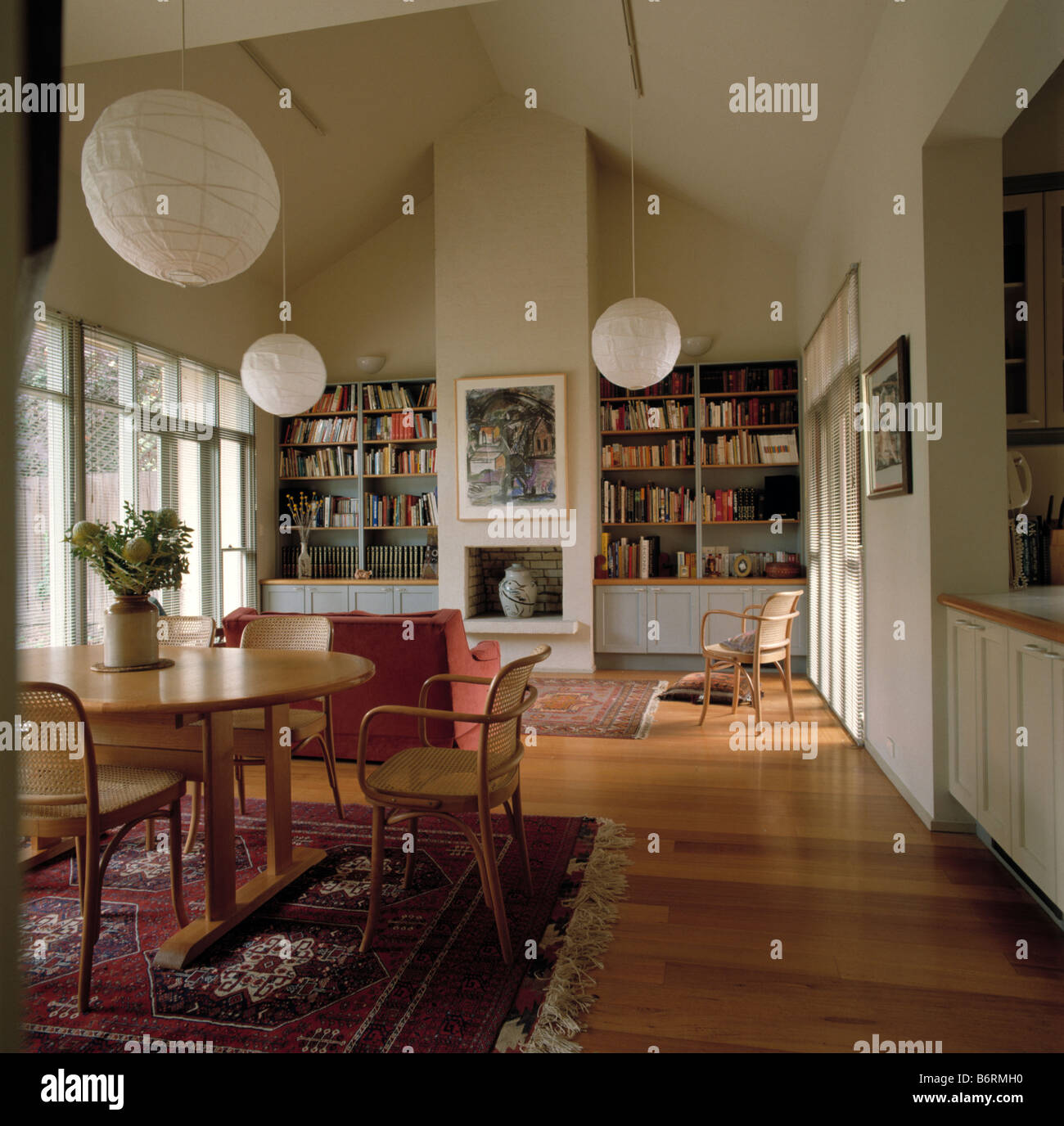 large white paper lampshades