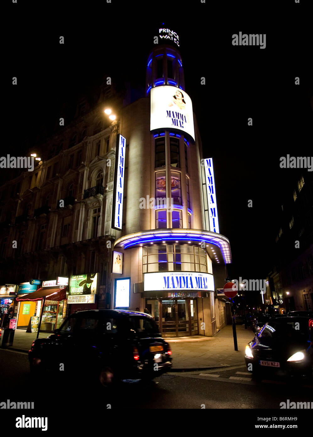 The Prince of Wales Theatre Coventry Street London showing the Abba
