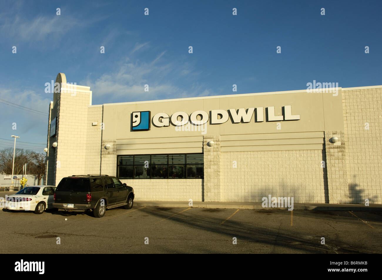 Goodwill store in Flint Michigan USA Stock Photo Alamy