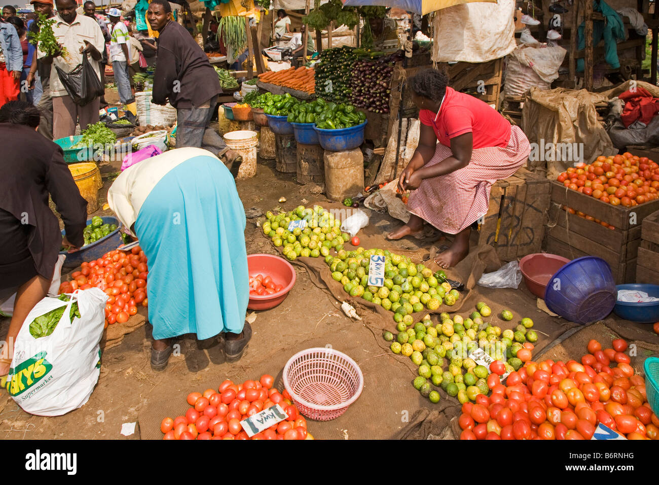 Kangemi Market Nairobi Kenya Africa Stock Photo