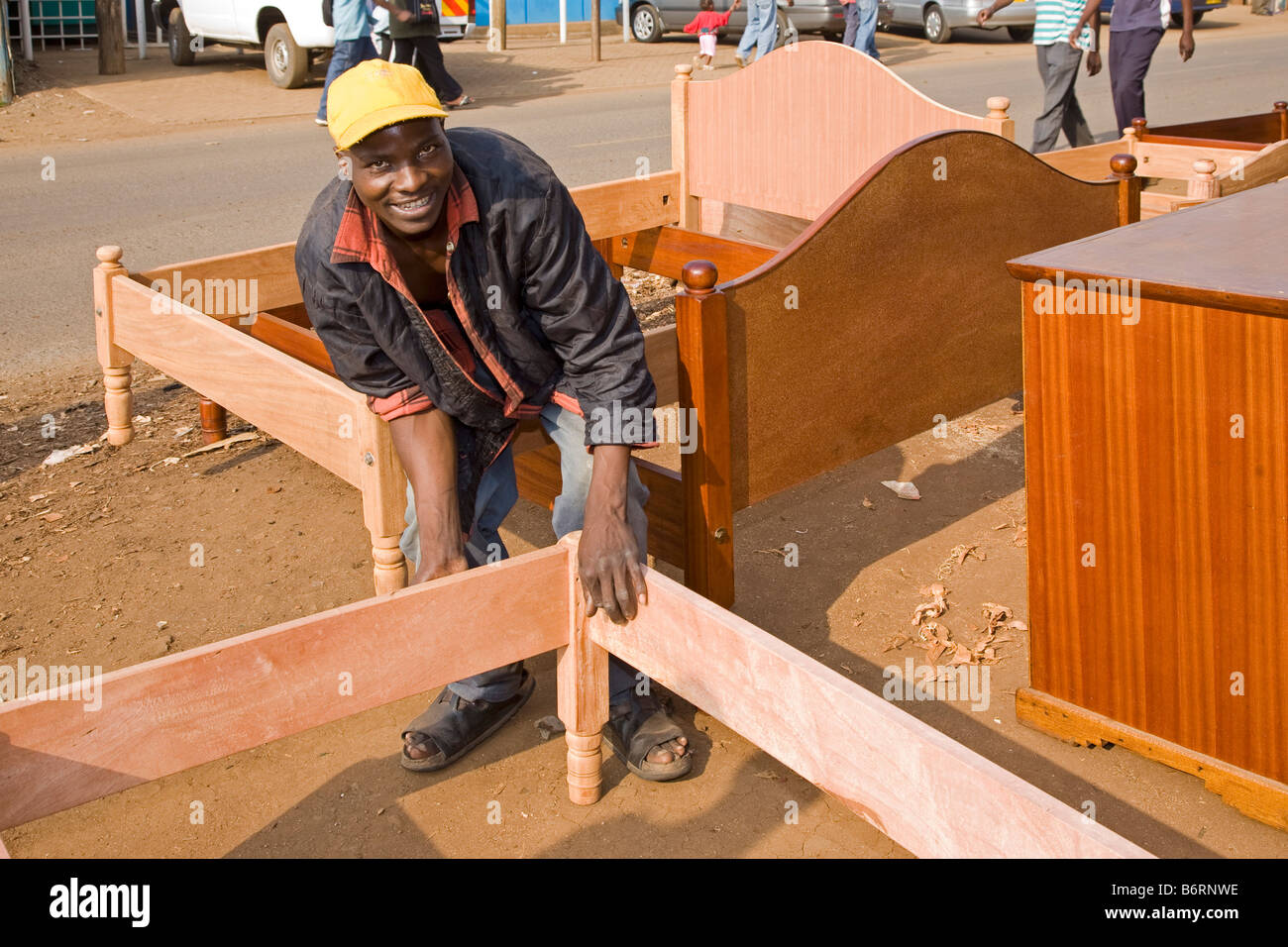 Furniture factory suburbs Nairobi Kenya Stock Photo Alamy