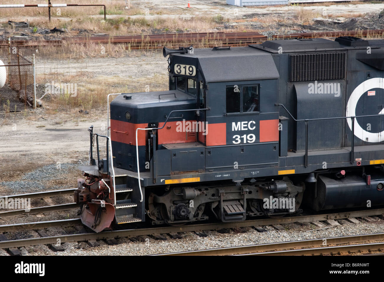 Guilford Rail System on freight train at Portland Maine ME