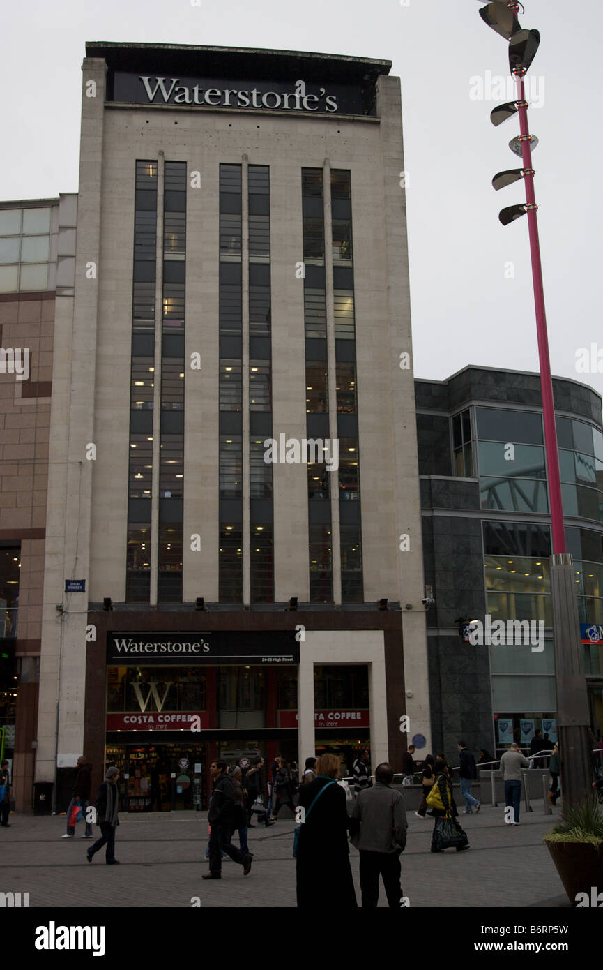 Waterstones book store, Birmingham, England Stock Photo Alamy