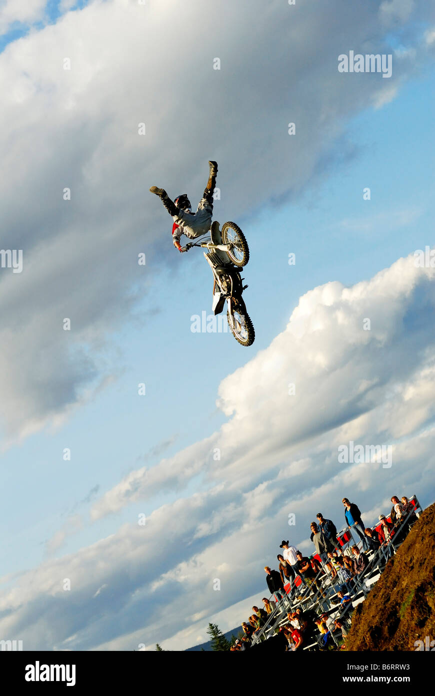 Motocross rider 0811 Stock Photo