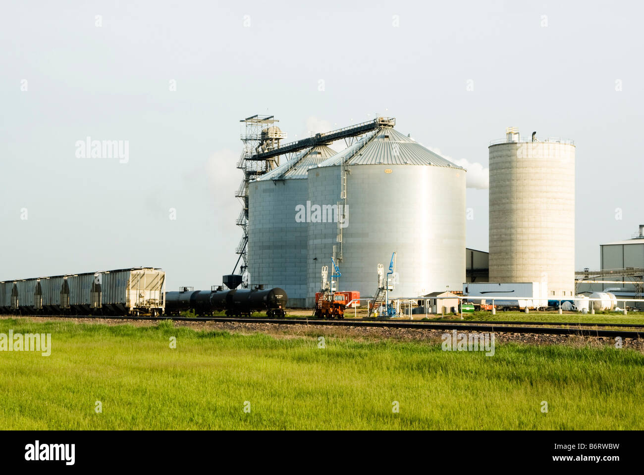 an ethanol plant in South Dakota Stock Photo Alamy