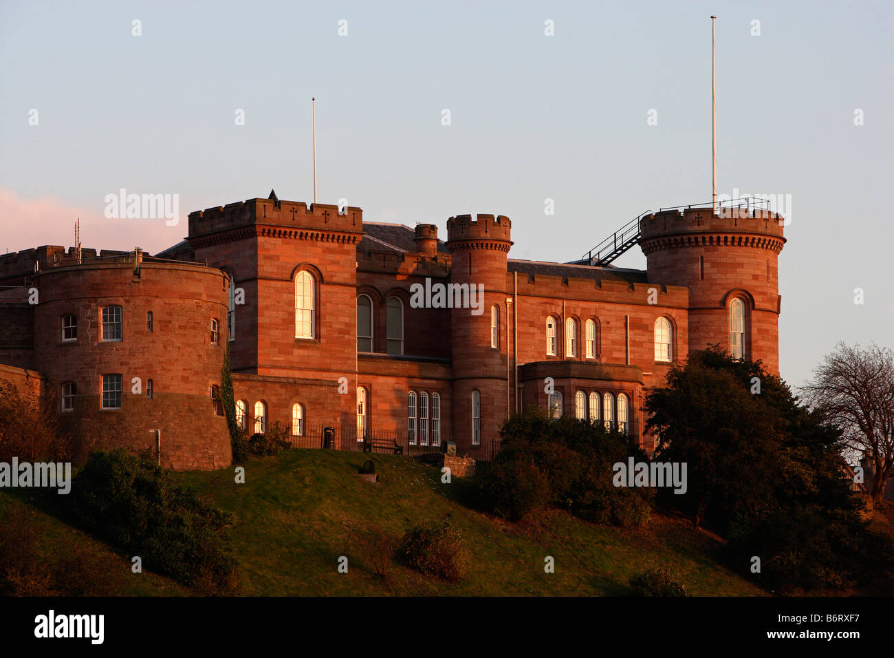 Inverness Castle Hill castle 1833 Sheriff Court now District Court
