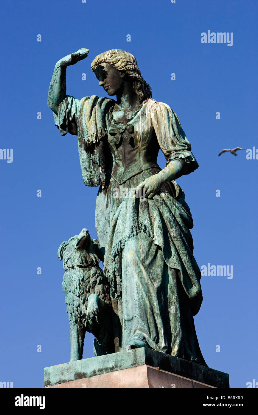 Inverness Flora Macdonald statue Highland Scotland UK Stock Photo Alamy