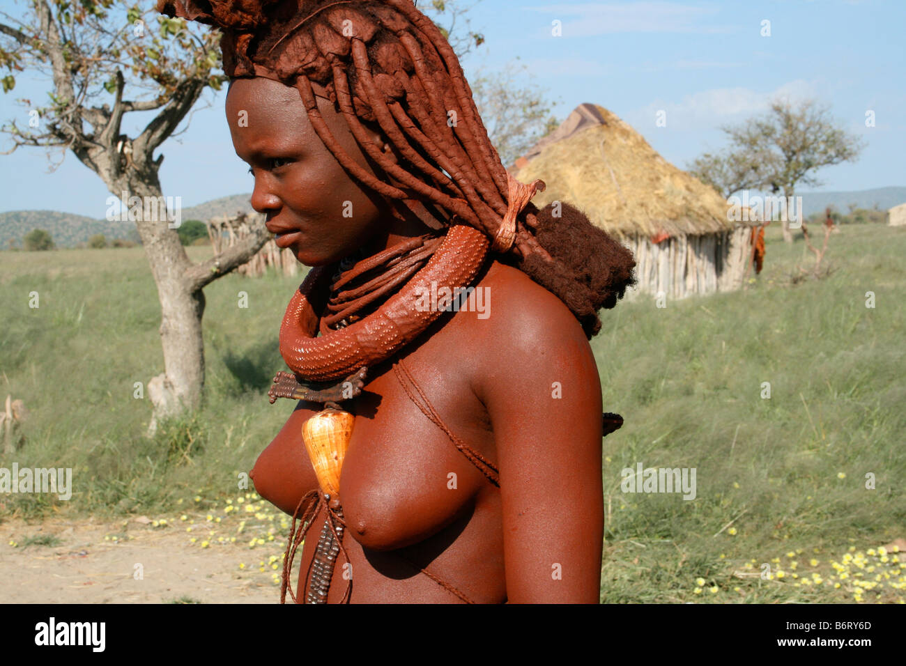 Himba woman Stock Photo