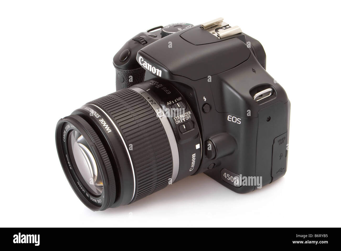 Canon EOS 450D (Rebel XSi), 12 megapixel digital slr, with the 18-55mm kit lens Stock Photo