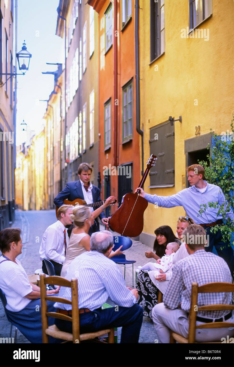 Old people having a party hi-res stock photography and images - Alamy