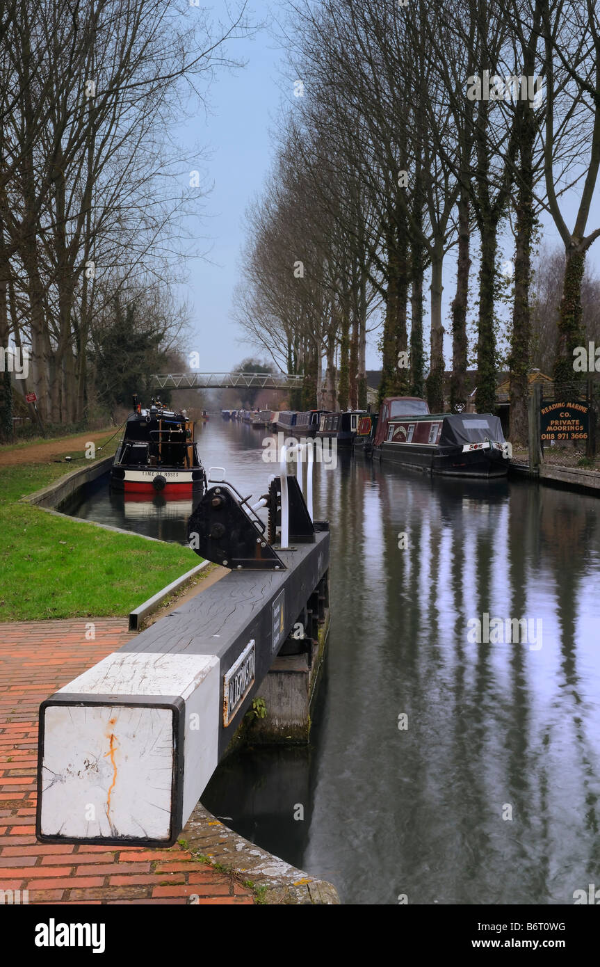 Kennet & Avon Canal Stock Photo