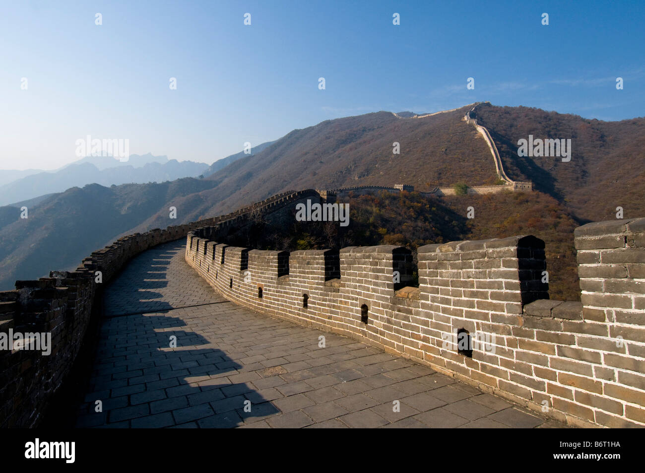China great wall Mutianyu section Stock Photo
