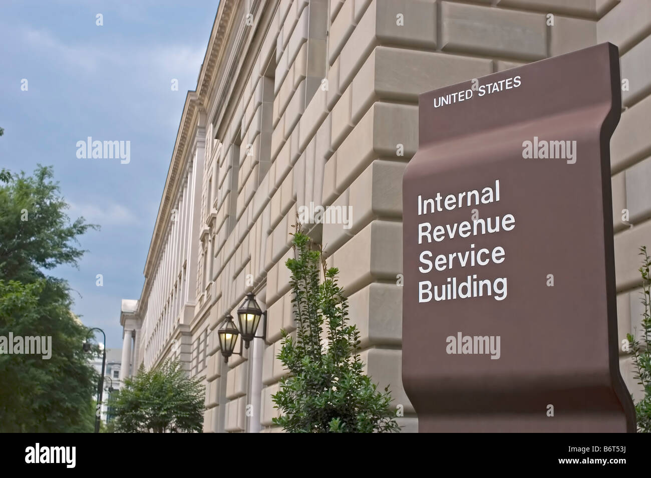 Internal Revenue Service building, Washington, DC USA tax IRS I.R.S. Stock Photo