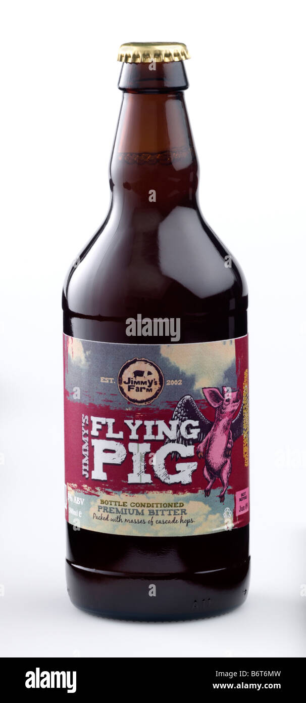 Flying Pig beer Stock Photo