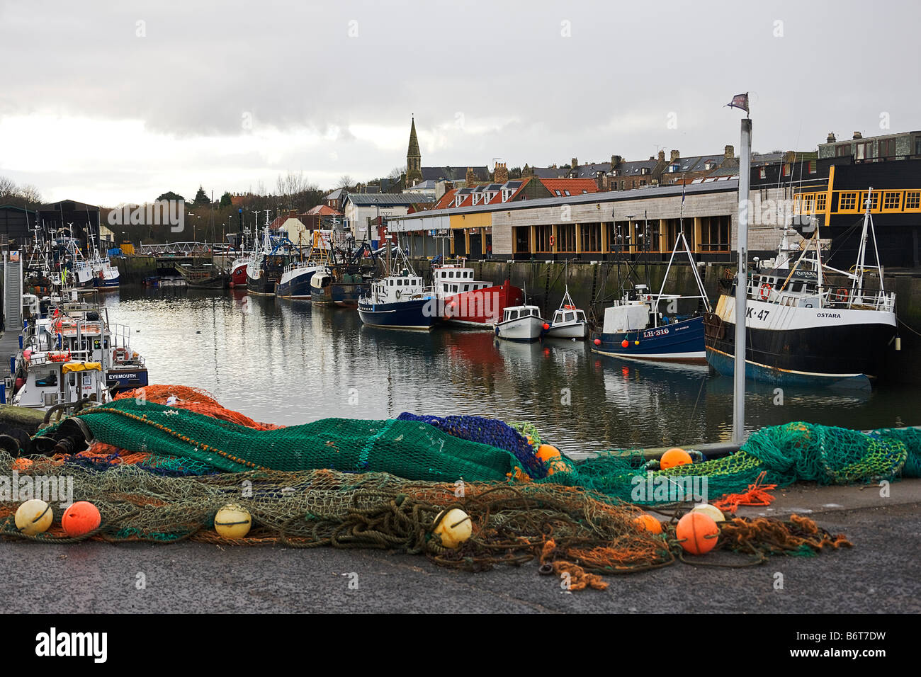 Eyemouth fishing boats.Scottish borders Stock Photo Alamy