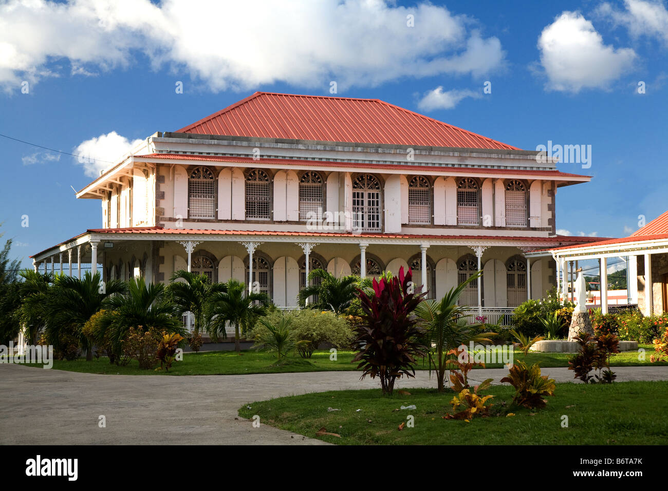 Catholic centre, Roseau, Dominica Stock Photo Alamy