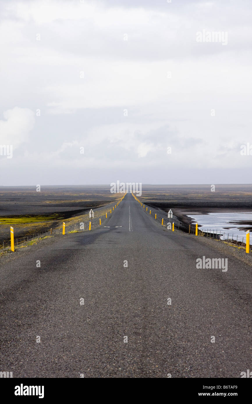 Route 1 Iceland Stock Photo