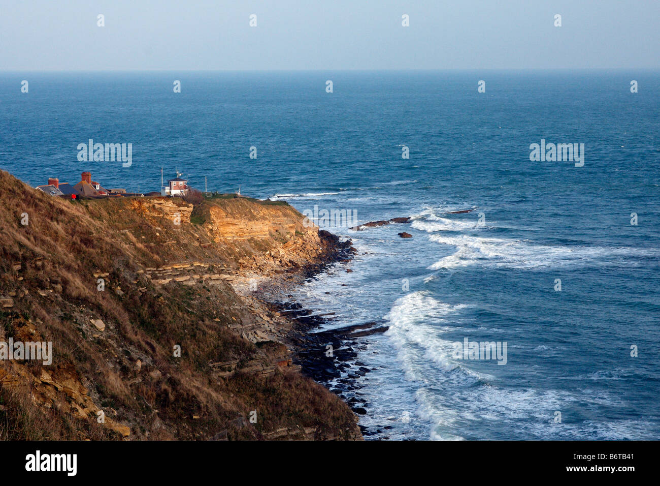 Peveril Point near Swanage in Dorset in England Stock Photo Alamy