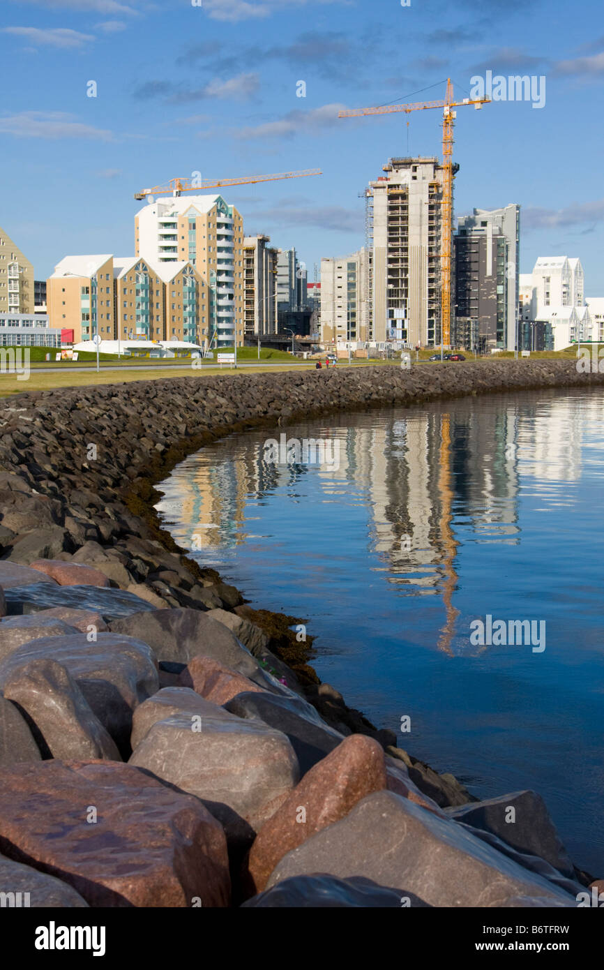 New building on the waterfront Reykjavik Iceland Stock Photo - Alamy