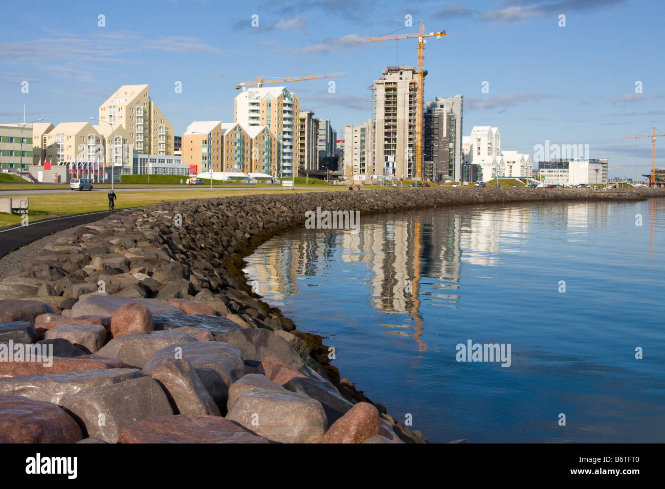 New building on the waterfront Reykjavik Iceland Stock Photo - Alamy