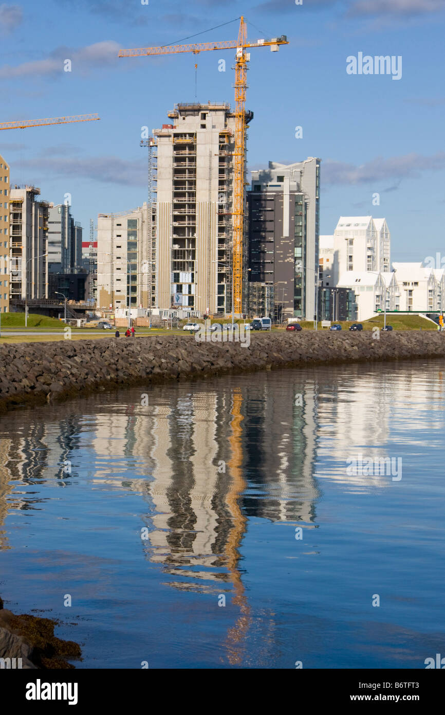 New building on the waterfront Reykjavik Iceland Stock Photo - Alamy