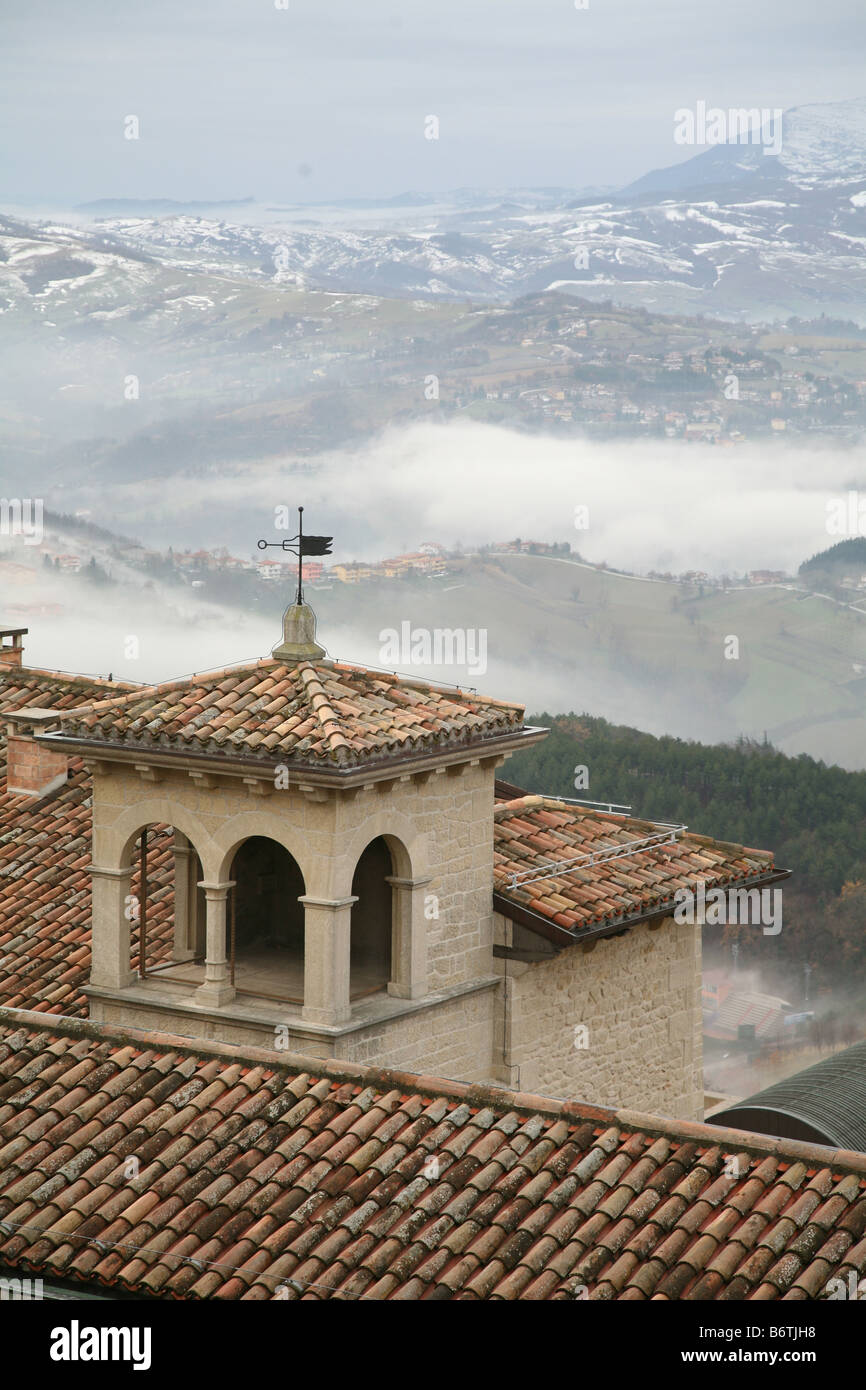 San Marino. Europe. Apennines. Stock Photo
