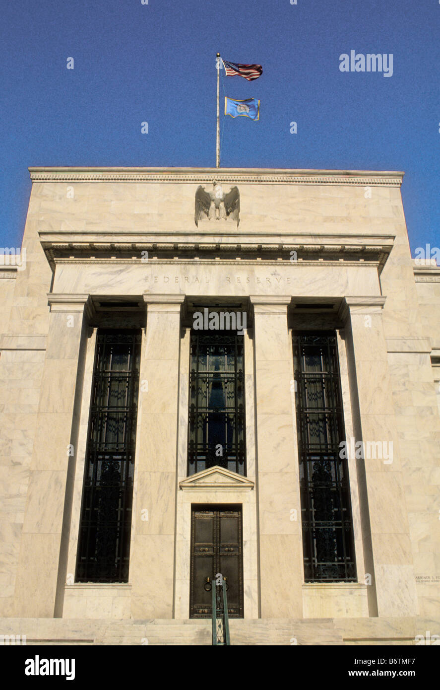 Washington Dc Us Federal Reservebank Building Marriner S Eccles Building On Constitution Avenue 