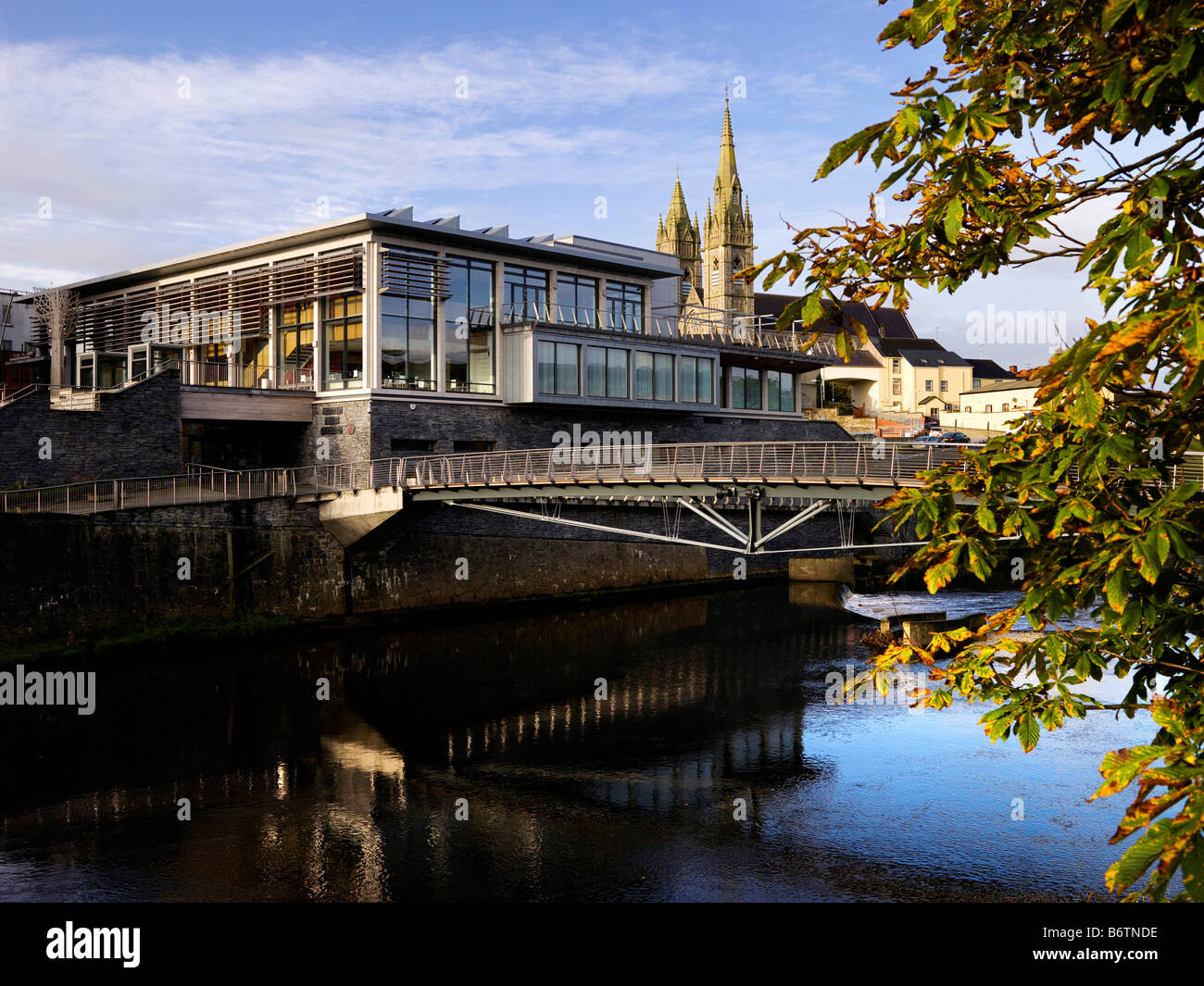 Omagh Arts center Co Tyrone Northern Ireland Stock Photo Alamy