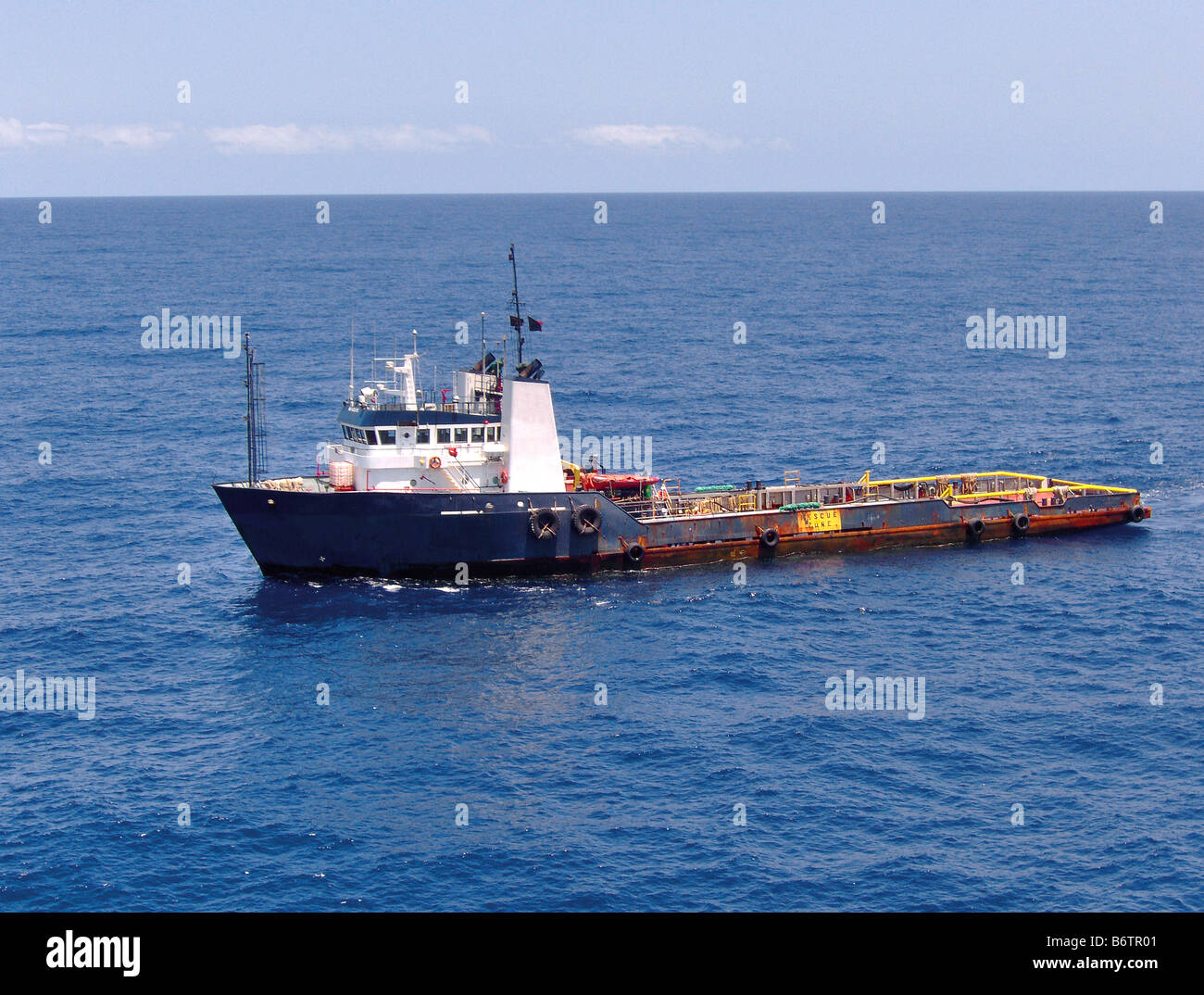 OIL RIG SUPPLY SHIP Stock Photo - Alamy