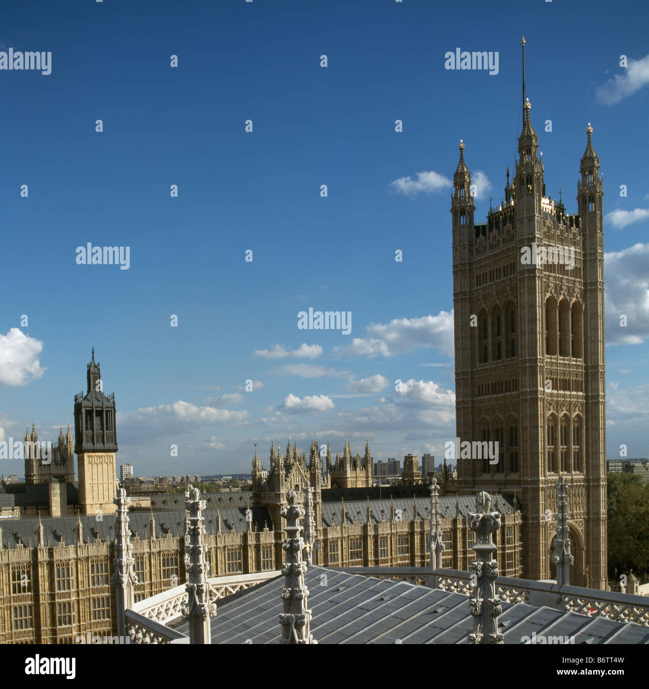 Big Ben Tower Palace of Westminster Stock Photo