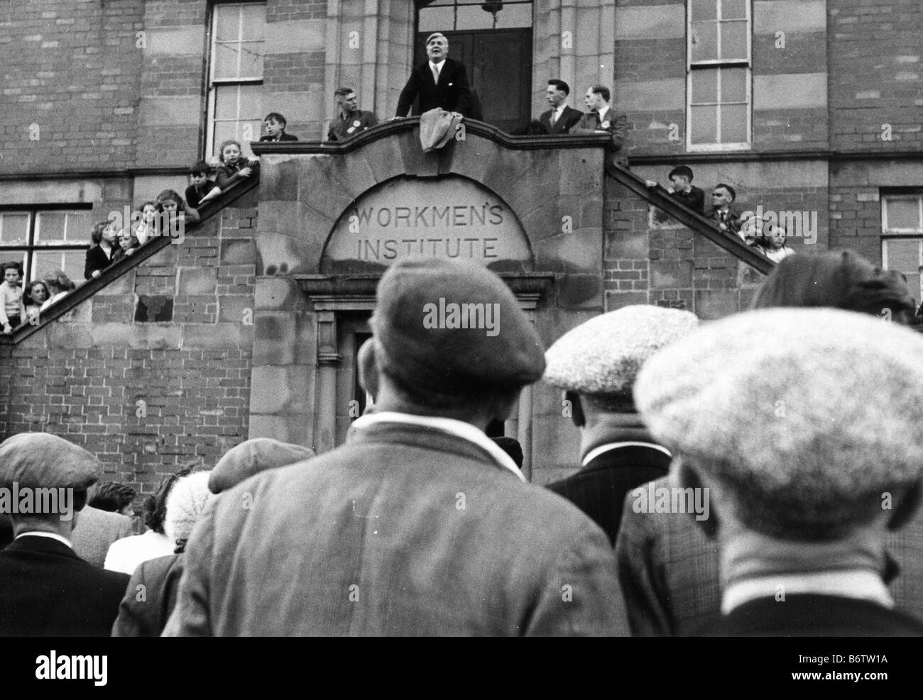 ANEURIN BEVAN  Welsh Labour politician speaker in 1955 Stock Photo