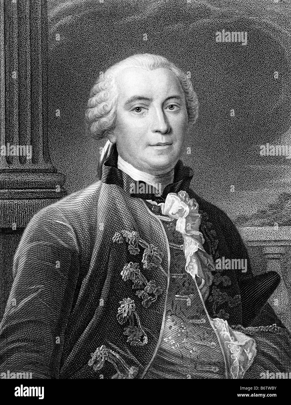 GEORGE-LOUIS BUFFON French naturalist 1707-1788 Stock Photo