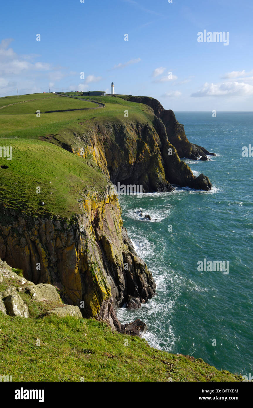 Mull of Galloway, Scotlands most southerly point, Rhins of Galloway, Dumfries & Galloway, Scotland Stock Photo