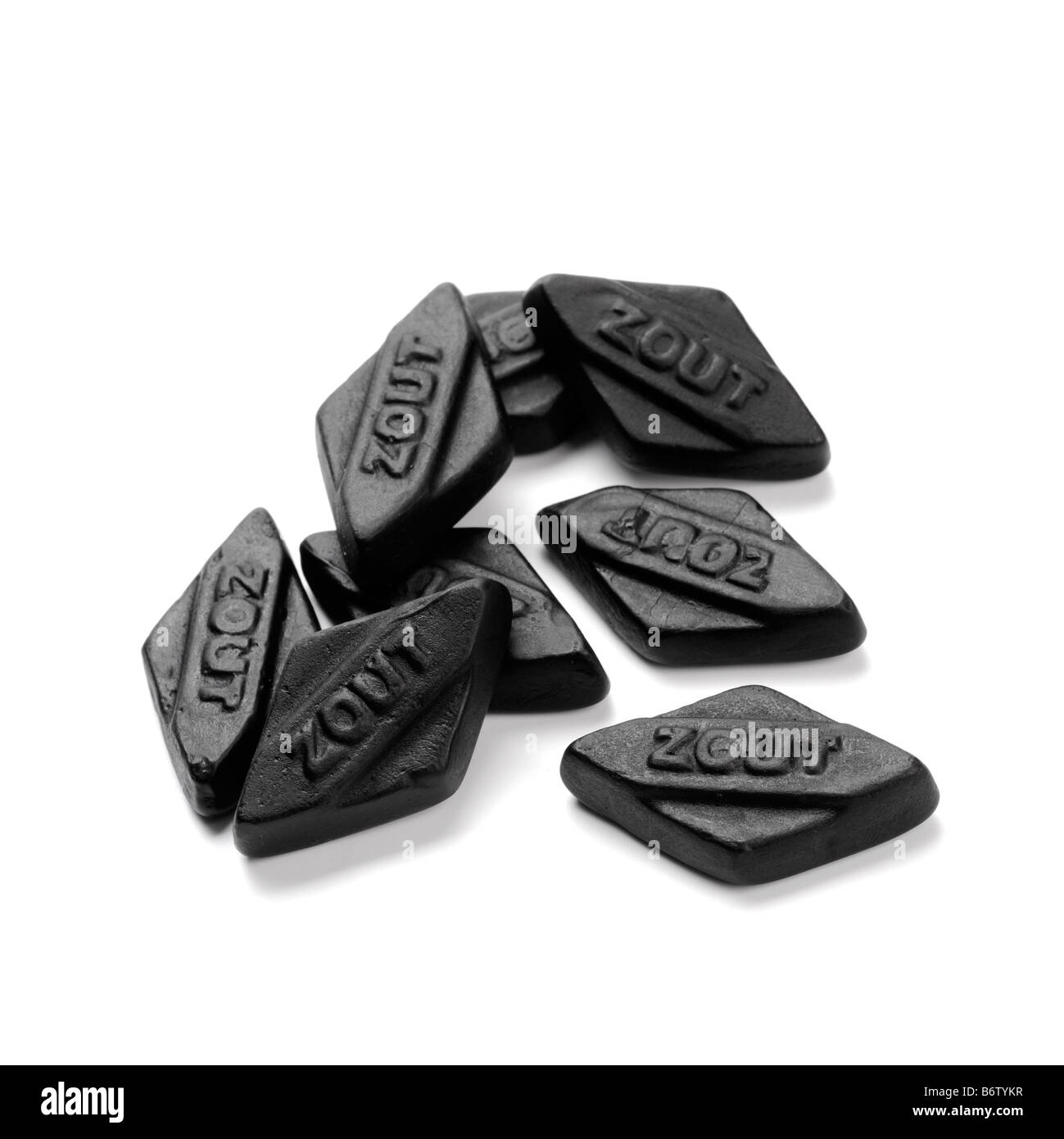 Dutch Liquorice drop pastilles Stock Photo Alamy