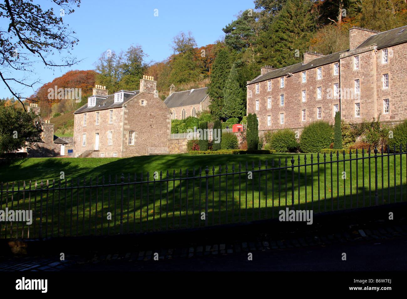 Robert Owens house New Lanark Stock Photo Alamy