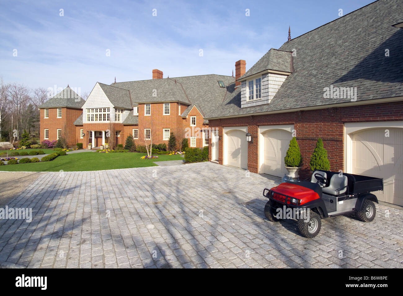Large Neo eclectic home Stock Photo