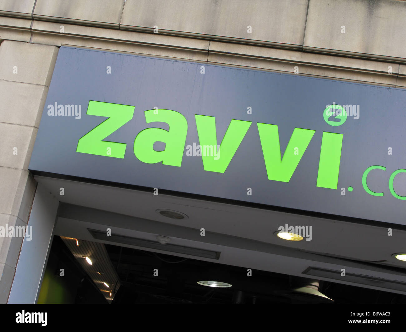 zavvi store sign and logo Stock Photo