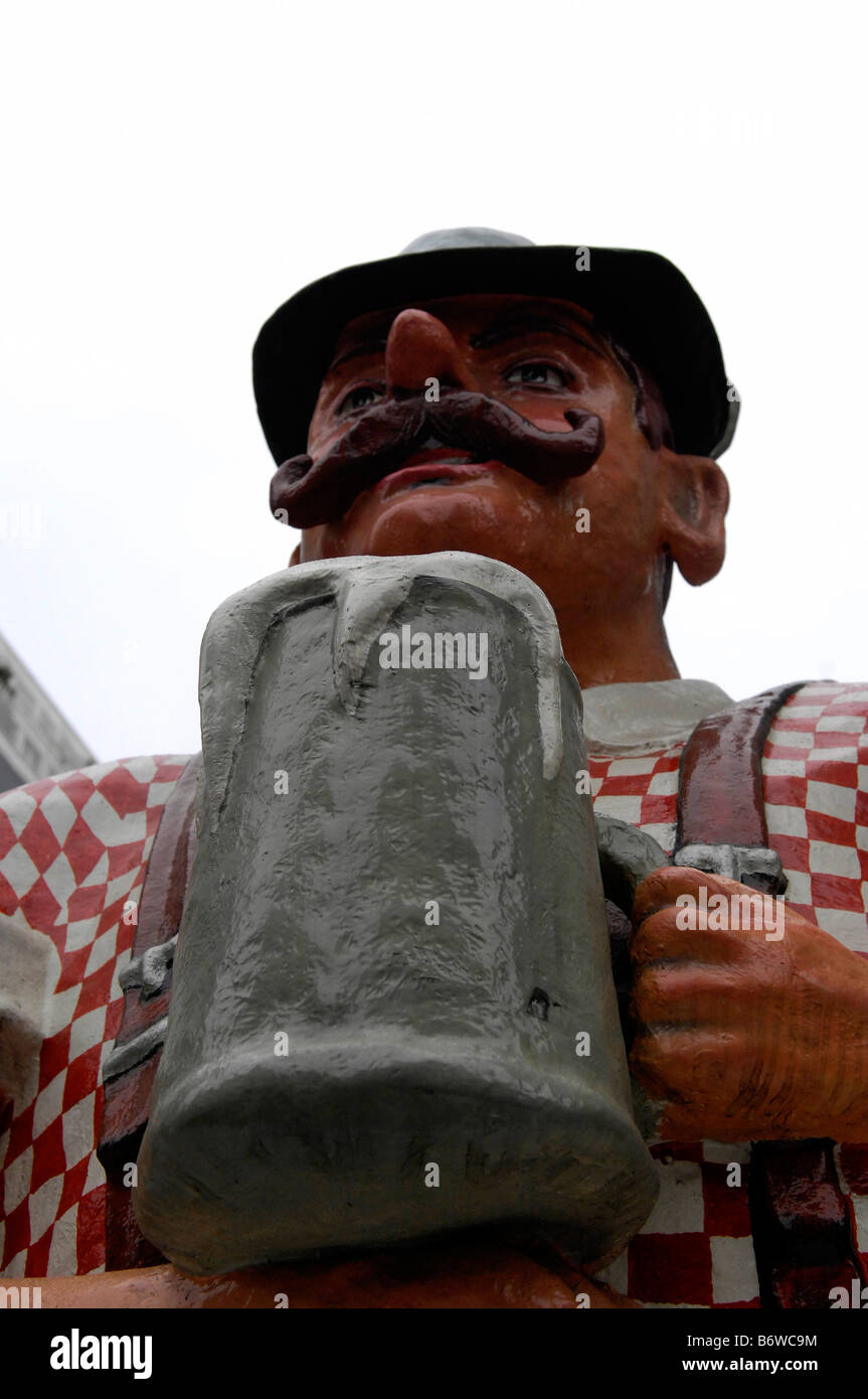bierkeller advertisement figure model mannequin traditional sign