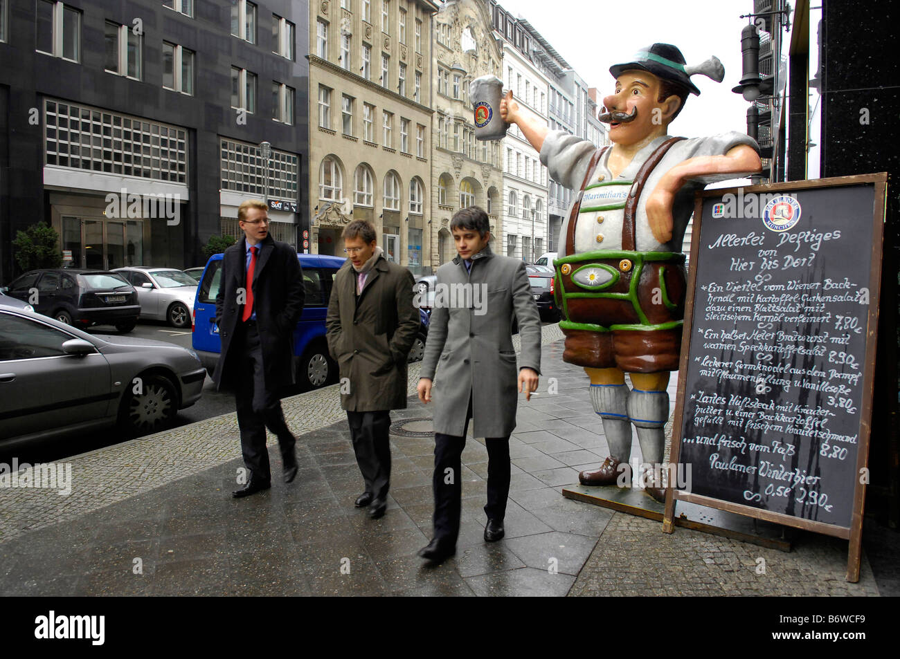 bierkeller advertisement figure model mannequin traditional sign