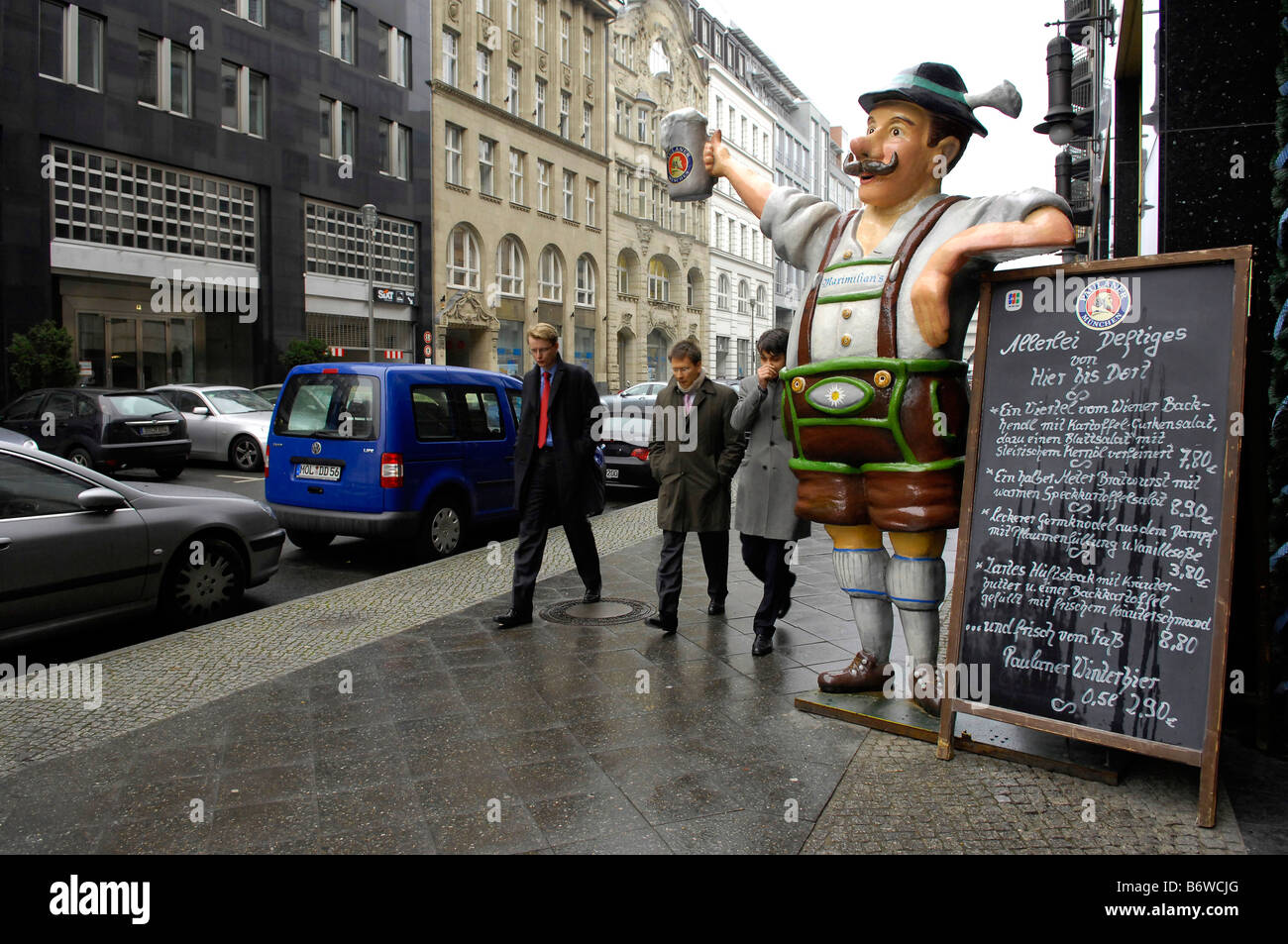 bierkeller advertisement figure model mannequin traditional sign