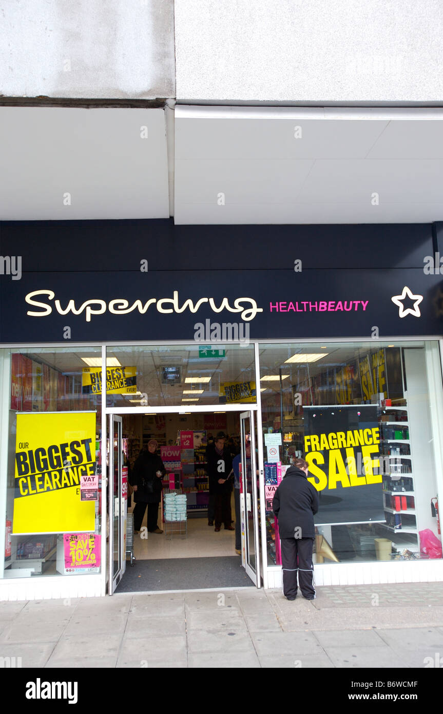 A Superdrug store in London Stock Photo Alamy
