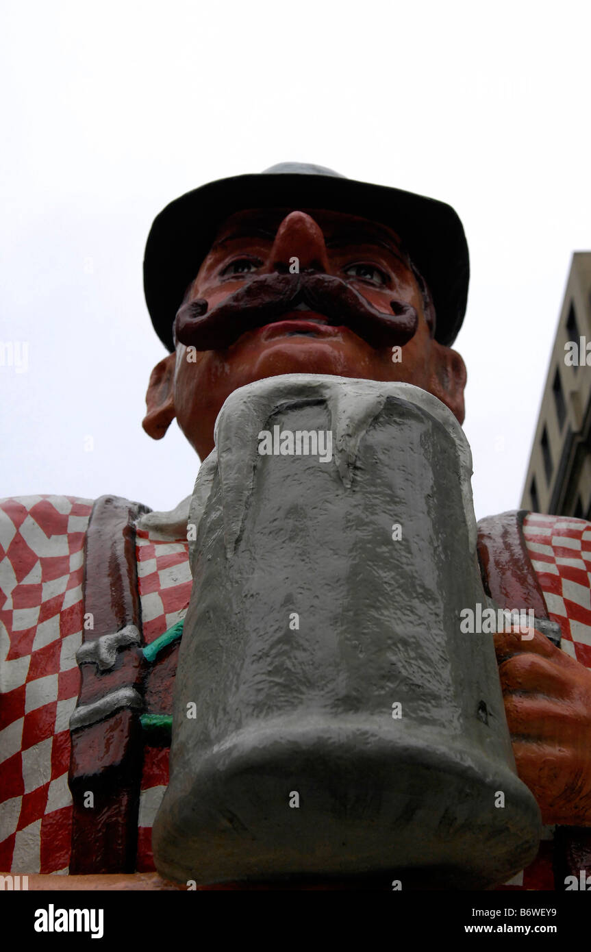 bierkeller advertisement figure model mannequin traditional sign