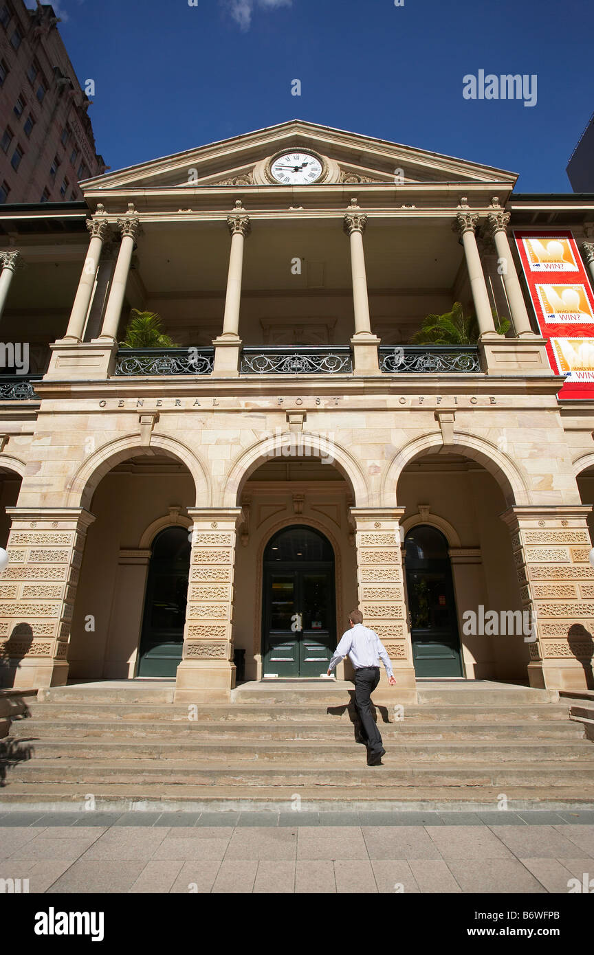 Historic General Post Office Brisbane Queensland Australia Stock Photo