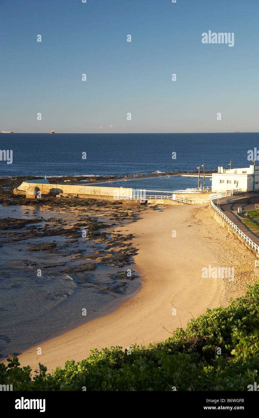 Beach and Newcastle Ocean Baths Newcastle New South Wales Australia