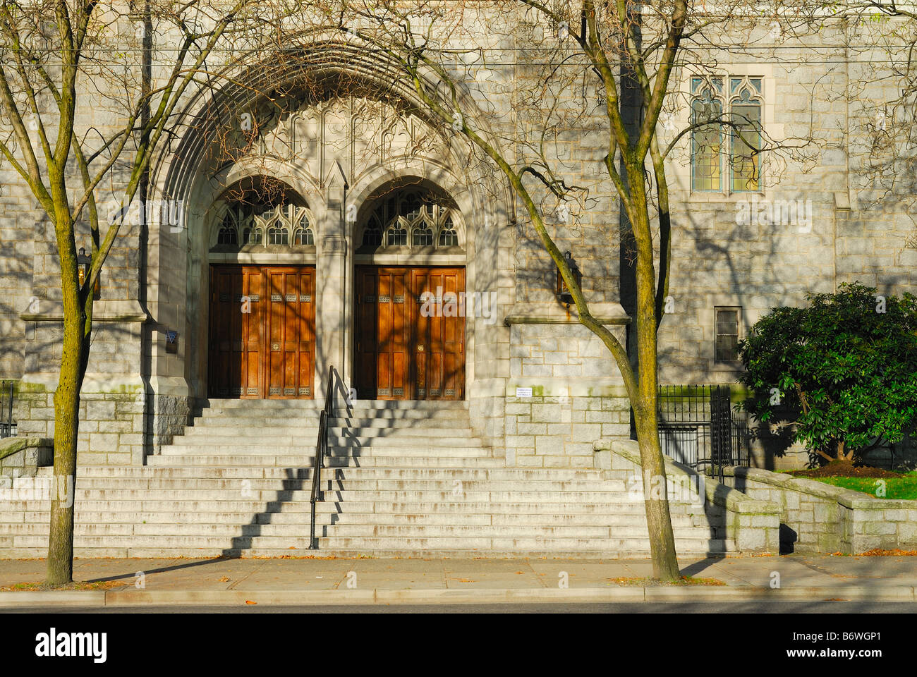 cathedral gate in british columbia vancouver Stock Photo